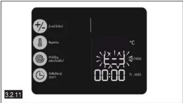 Zwežčstáni Teplota Oktářing odstříčsknění Oktářaný start °C 00:00 h : min 3.2.11