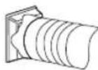 BLACK & DECKER BXAC40023GB - Mounting the Window Hose - 1