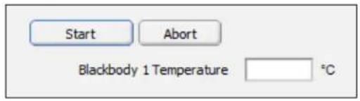 Start Abort Blackbody 1 Temperature °C