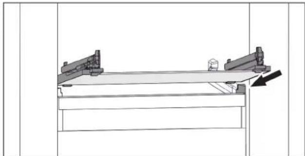 LIEBHERR IKGBN 51Vd23i - Vsazení skleněné desky - 1