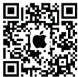 QR code with Apple logo in the center, likely for digital scanning and linking to online content.