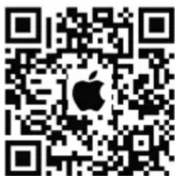 QR code with Apple logo in center, likely for digital scanning and linking to online content