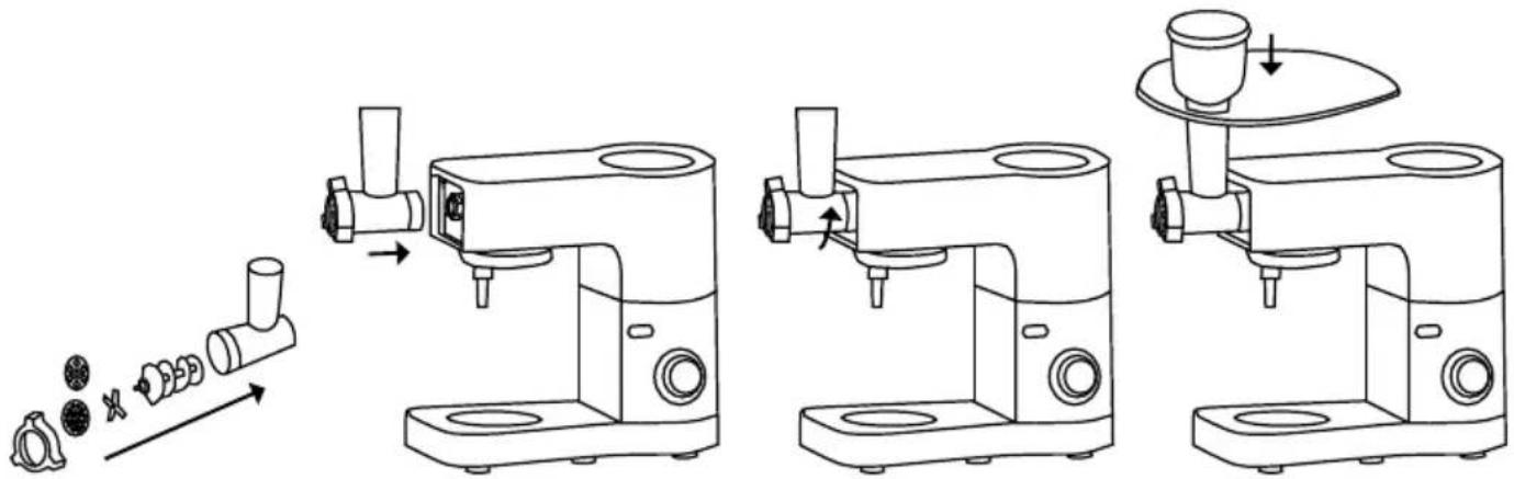 Lauben 1200WT - Mlinček za meso - 1