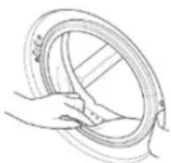 Exquisit WA57014-020A - Türdichtungsring reinigen - 1