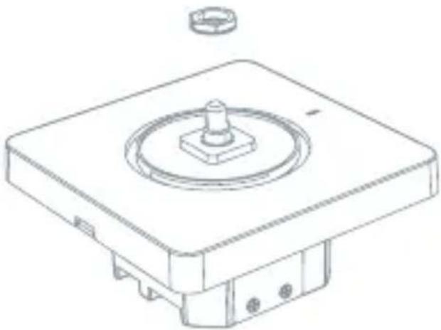TESLA TSL-SWI-DIMMER - Vyjměte matice a těsnění - 1