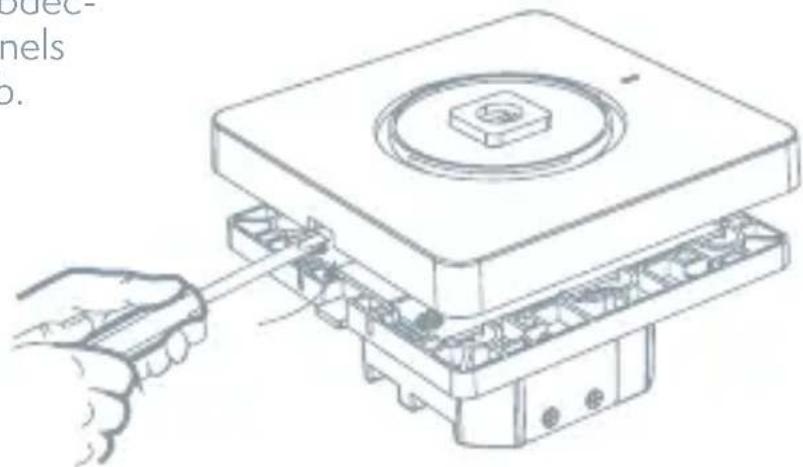 TESLA TSL-SWI-DIMMER - Nehmen Sie das Panel herab - 1