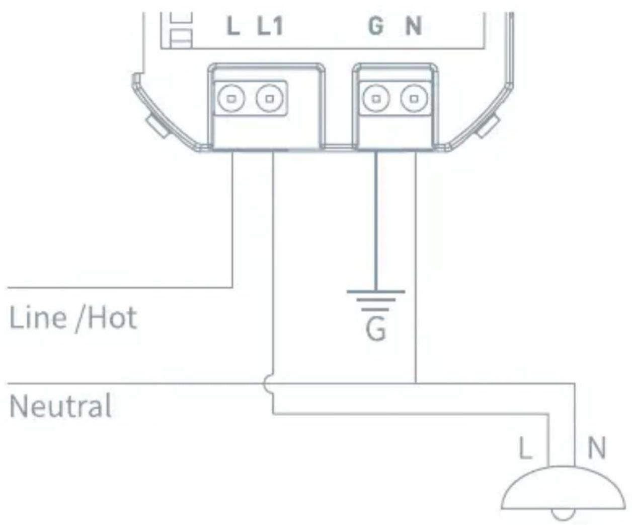 TESLA TSL-SWI-DIMMER - Schemat podłączenia - 1