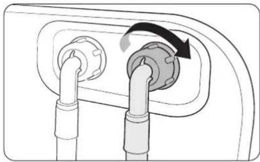 SAMSUNG WW90DG6U85LH - Umístění a zapojení - 1