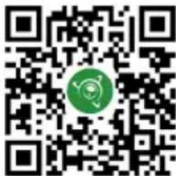 QR code with a green circular logo in the center, likely linking to a digital resource or website.