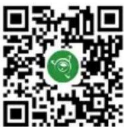 QR code with a green circular logo in the center, likely linking to a digital resource or website.