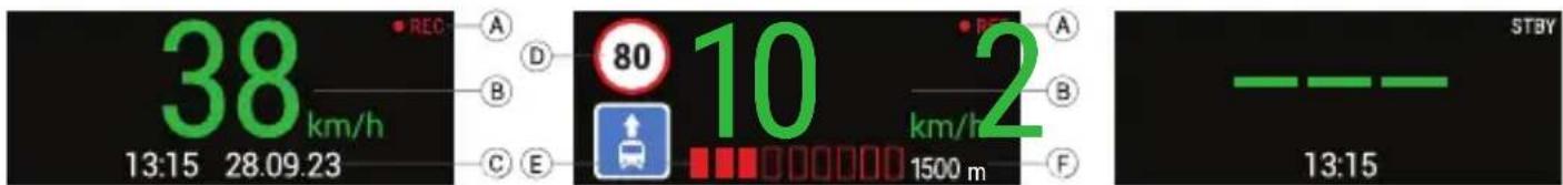 38 km/h 13:15 28.09.23 A B C E 80 10 km/h 2 km/h 1500 m F STBY 13:15