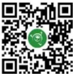 QR code with a green circular logo in the center, likely linking to a digital resource or website.