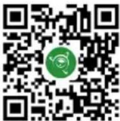 QR code with a green circular logo in the center, likely linking to a digital resource or website.