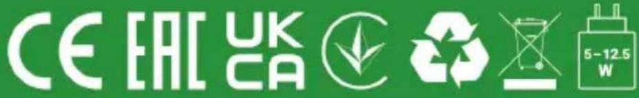 CE EAC UK CA © RECYC 5-12.5 W