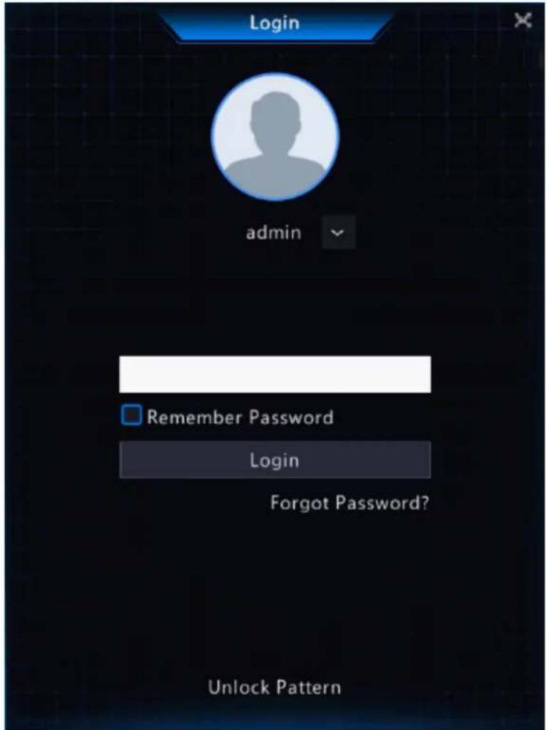 Login admin Remember Password Login Forgot Password? Unlock Pattern