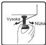 HISENSE DHQA903V - 2). Nastavitelná patka - 2