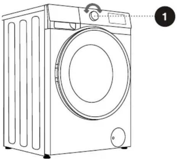 HISENSE WF5S7041BW - KROK 3: VÝBĚR PRACÍHO PROGRAMU - 2