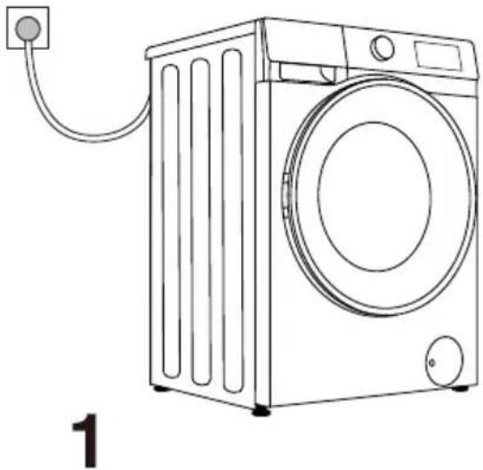 HISENSE WF5S7041BW - ZAPNUTÍ PRAČKY - 1