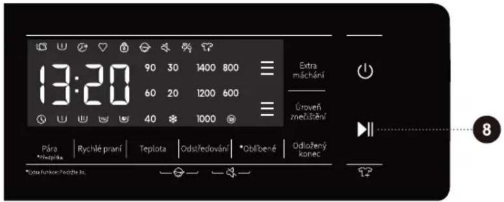 HISENSE WF5S7041BW - KROK 5: SPUŠTĚNÍ PRACÍHO PROGRAMU - 1