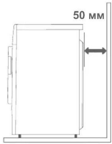 HISENSE WF5S7041BW - Vzdálenosti pro instalaci - 2