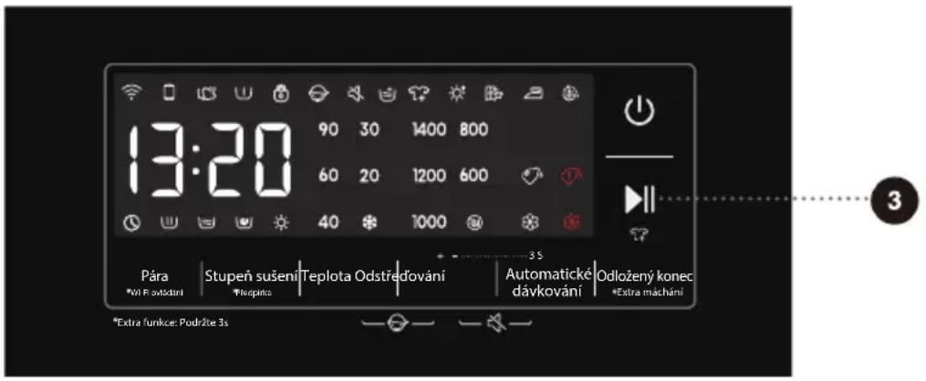 HISENSE WD3S8045BW3 - KROK 5: SPUŠTĚNÍ PRACÍHO PROGRAMU - 1