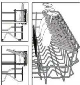 WHIRLPOOL WIF 5O41 PLEGTS - CLAPETE RABATABILE CU POZITIE REGLABILĂ - 1