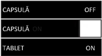 CAPSULÄ OFF CAPSULÄ ON TABLET ON