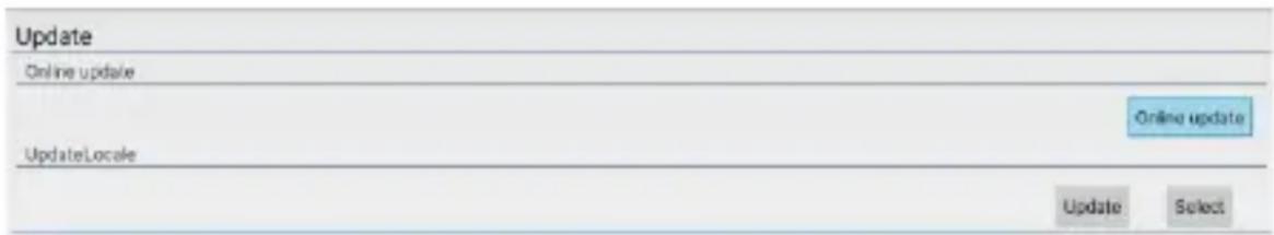 Update Online update UpdateLocale Online update Update Update Select