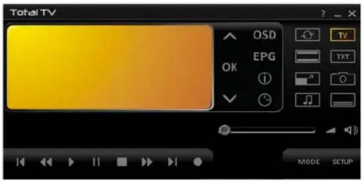 Total TV ↑ OSD OK EPG ↓ MODE SETUP