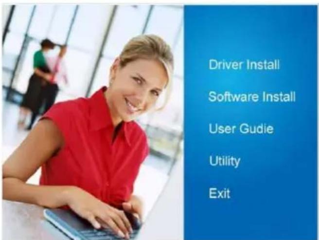 Driver Install Software Install User Gudie Utility Exit
