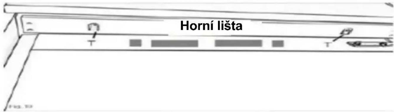 Horní lišta T T Fig. 13