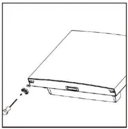Kluge KND247W - Reversing the door - 12