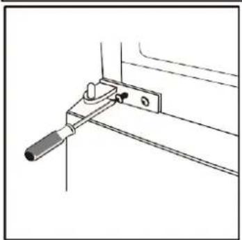 Kluge KND247W - Reversing the door - 10