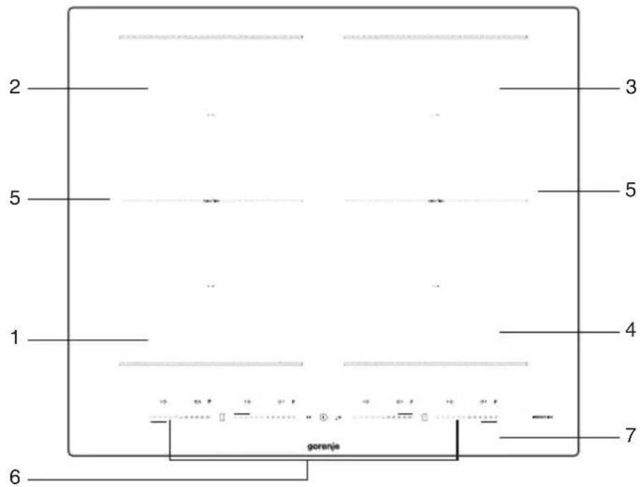 GORENJE GI6442BSCE - Pohled shora - 1