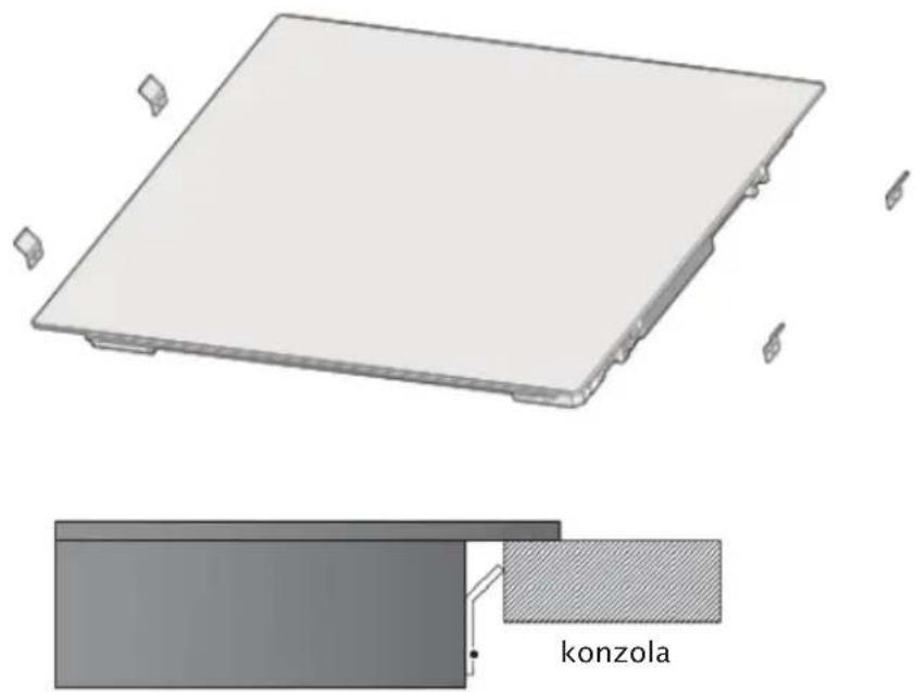 GORENJE GI6432BSCE - Nastavení pozice držáků - 1