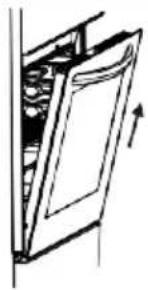 Kluge KTE1010B - Zdejmowanie drzwiczek piekarnika - 3