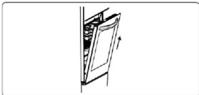 Kluge KTE1010B - Odstranění dvířek trouby - 3