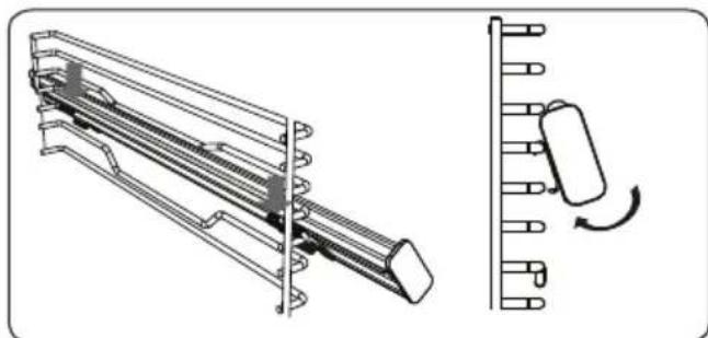 Kluge KTE1021B - Prowadnice teleskopowe - 2