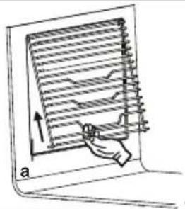 Kluge KTE1021B - Removal of the Wire Shelf - 1