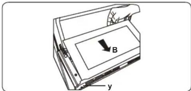 B y