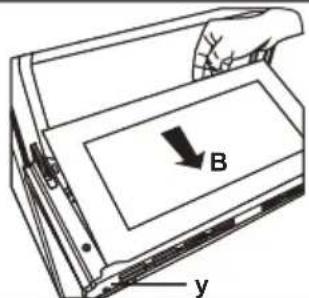 B y