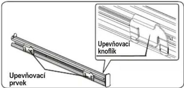 Upevňovací knoflik Upevňovací prvek