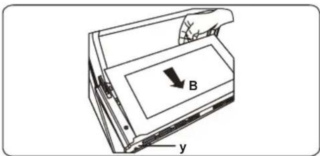 B y