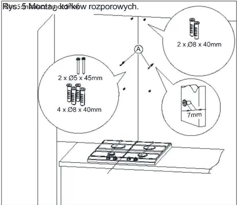 Obr. 7: Pověšení odsavače