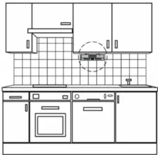 GoGen DAB 600 KITCHEN - SCHEMAT MONTAŻU - 1