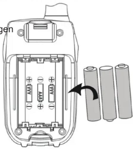GoGen DECKO VYSILACKY - EINSETZEN DER BATTERIEN - 1