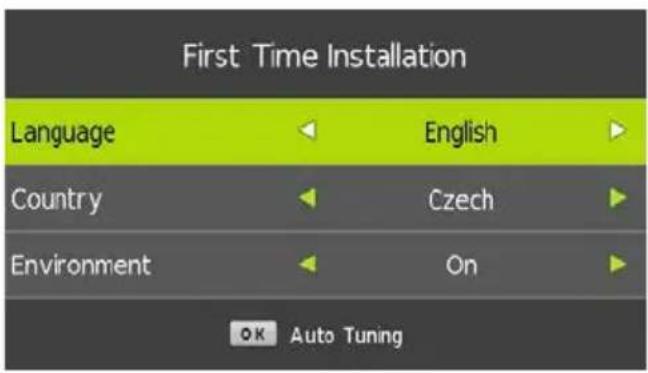 SENCOR SLE 2470TCS - Výběr země - 1