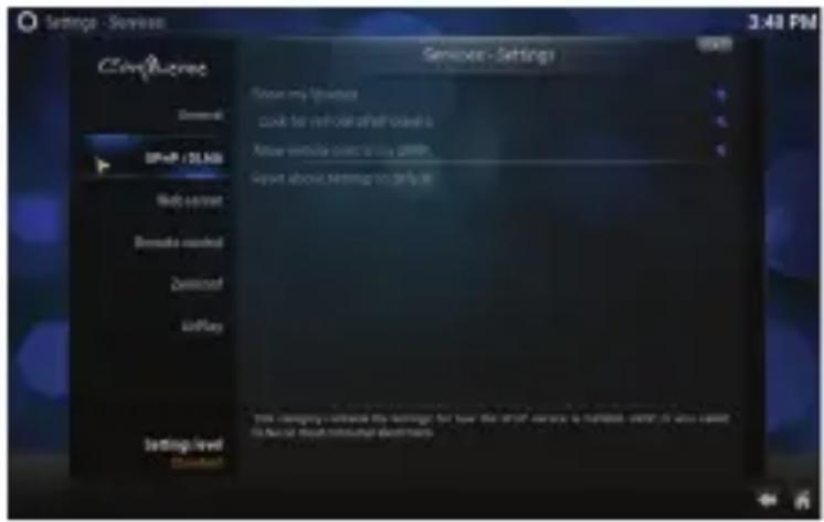 SENCOR SMP 5004 PRO - Nastavení DLNA Serveru - 1