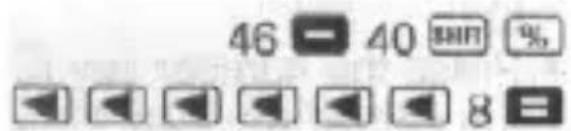 46 - 40 %