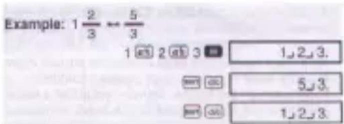 Example: 1 2/3 = 5/3 1 2 3 1,2,3. 5,3. 1,2,3.